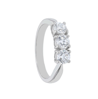 Ringe Babila Milano Dame Trilogy in Weißgold Diamante BBB02150GB